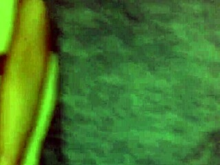 Wife rubs her pussy on the stairs!