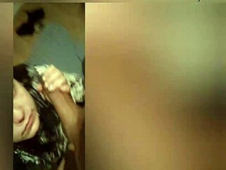 girlfriend gives deepthroat blowjob