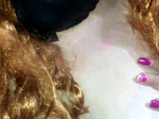 why is your mouth covered with a mask while using that black dildo?