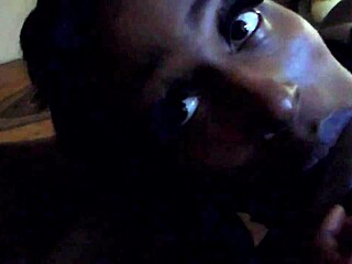 Ebony suckin big black dick so good