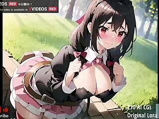 Uncensored Japanese hentai with Yunyun in AI music video got me hooked