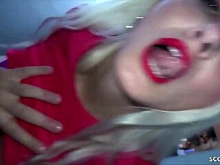 german athletic teen gets hardcore fucked after fitness at mcfit