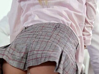 Rebecca Volpetti And Cherry Kiss In Wild Classroom Lesbian Dp