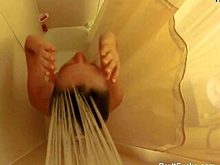 Brett Rossi's relaxing shower solo moment