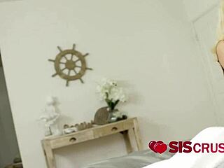 Glam blonde deepthroating boy's cock?