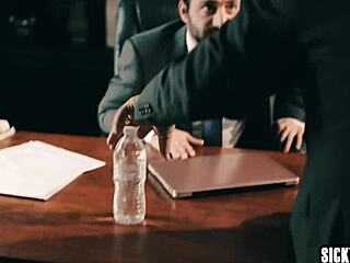 Sexy Tiffany Watson Cleans Guy's Pants and Penis