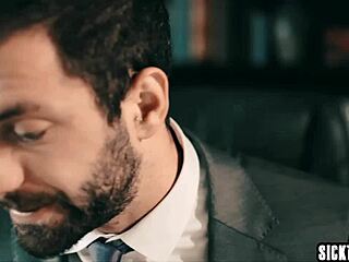 Sexy Tiffany Watson Cleans Guy's Pants and Penis