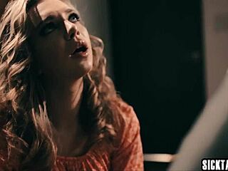 Sexy Tiffany Watson Cleans Guy's Pants and Penis