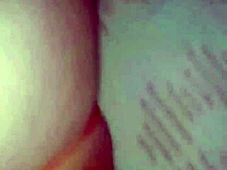 slut lifts leg for close-up creampie dinner 😜