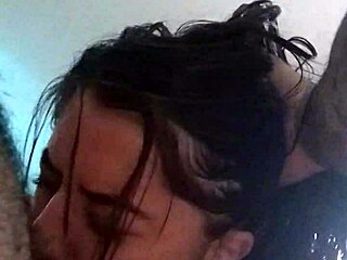 Intense orgasm on his cock, then he cums and I keep sucking