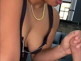 Friend of my mother teases with thongs and rides hard. She cums in doggystyle.