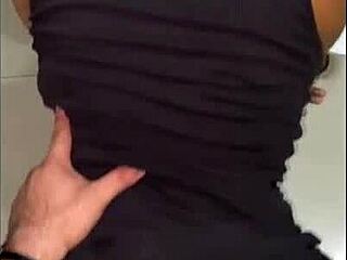 Friend of my mother teases with thongs and rides hard. She cums in doggystyle.