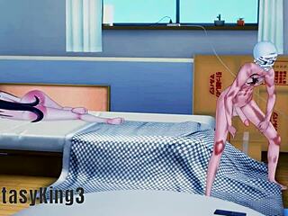 xenovia and rias gremory engage in intense fucking in hs dxd ntr madness 3.