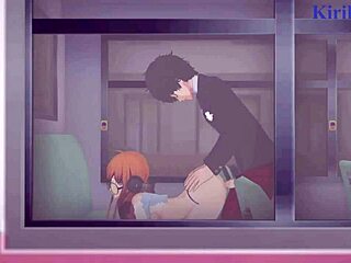 futaba sakura and ann takamaki, do you want intense futanari creampie with ren amamiya in this persona 5 hentai?