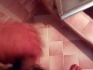 Man Strokes His Large Penis