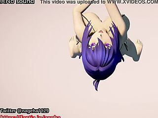 Bikini Girl Dances With Big Tits In 3D Anime