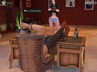 Showing Tits in Workplace