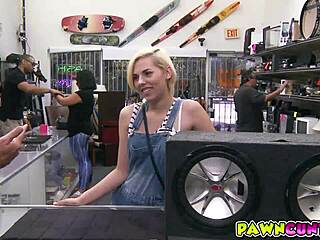 blonde with small 18+ tits loves big cock, sucks it deep