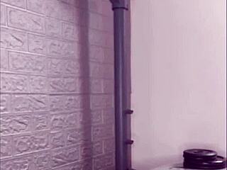 Spanish Blonde MILF Applies Oil To Her Body