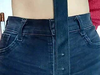 Why not play with this belt on her pussy for spanking fun?