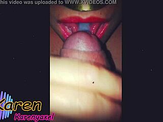 i swallow three cumshots in my mouth, sucking and tonguing every drop.