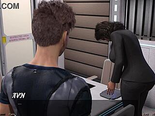 busty ebony milf gets jealous after fucking her friends in stranded in space 110!