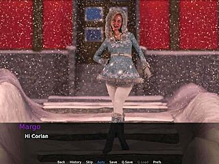 Lets Play Christmas Adventure With Blonde And Brunette Fun