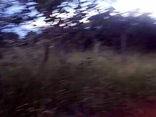 fucked the blonde with my big cock right on the road in public 😈