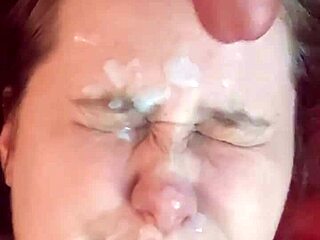 i'm getting my face covered in cum, oh god it's so much