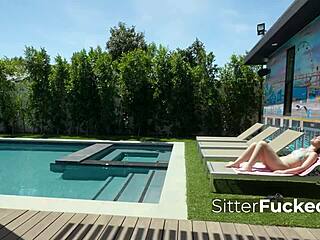 babysitter caught sneaking into the house 😳