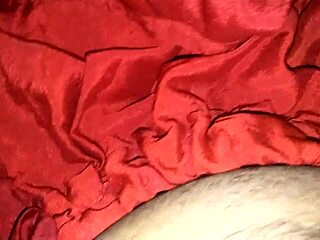 horny indian bisexual shemale jerks in red satin