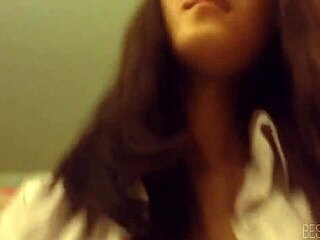 Hot beautiful Thai girlfriend rides and gets fucked by her friend