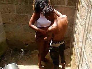 Hey, they caught us banging hard in the bathroom!