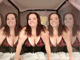 Chubby Cougar Flaunts Huge Tits in Intense BTS Photoshoot