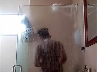Ebony Girl Drops Dildo In Shower, OMG!
