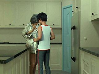 Golden Boy 28 - Dedilhando minha step vovó duro