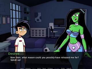 Danny Phantom Cosplay Gets Monster Cock Handjob!