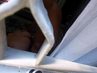 Watching Half-Brother Roughly Fuck Wife Through Window