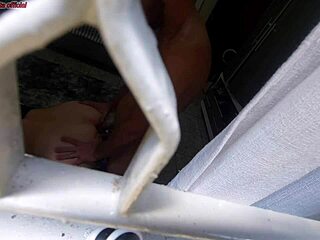 Watching Half-Brother Roughly Fuck Wife Through Window