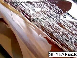 Sexy shyla stylez performs a rare erotic solo masturbation