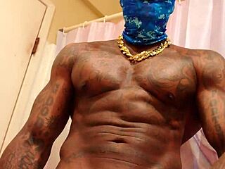 Big Black Hairy Dick Hallelujah Johnson Sucks Daddy's Dick with Worship and Cumshot