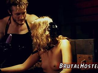 bondage teen 18+ endures extreme double anal hd