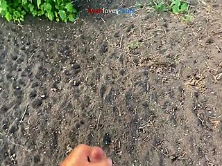 Masturbating under a bridge