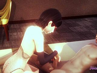 Naruto Hentai Sarada Handjob with POV Uncensored Asian Anime Cosplay