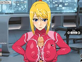 zero suit samus โดนเย็ดนมในอนิเมะ hentai ชุดคอสเพลย์แฟลชเย็ดรัว