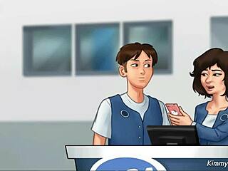 Summertime Saga - Manager's Daughter Sucked Dick At Work!