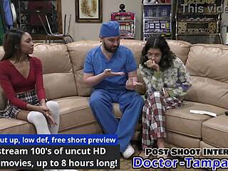 OMG! Doctor Tampa Humiliates Ebony Solana Sweets in Gyno Exam with Nurse Aria Nicole!