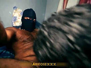 African head monster ElvieSlutty is giving a sloppy deepthroat blowjob