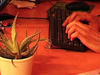 In The Office, The Femdom Boss Masturbates and Rides The Innocent Intern