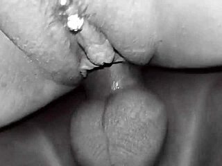 tattooed paty angel receives cumshot from married milf in trailer